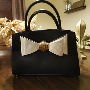 Betsey Johnson bow front satchel